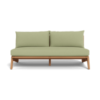 Mlb Teak 2 Seat Armless Sofa