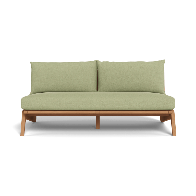 Mlb Teak 2 Seat Armless Sofa
