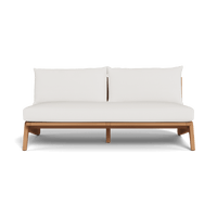 Mlb Teak 2 Seat Armless Sofa