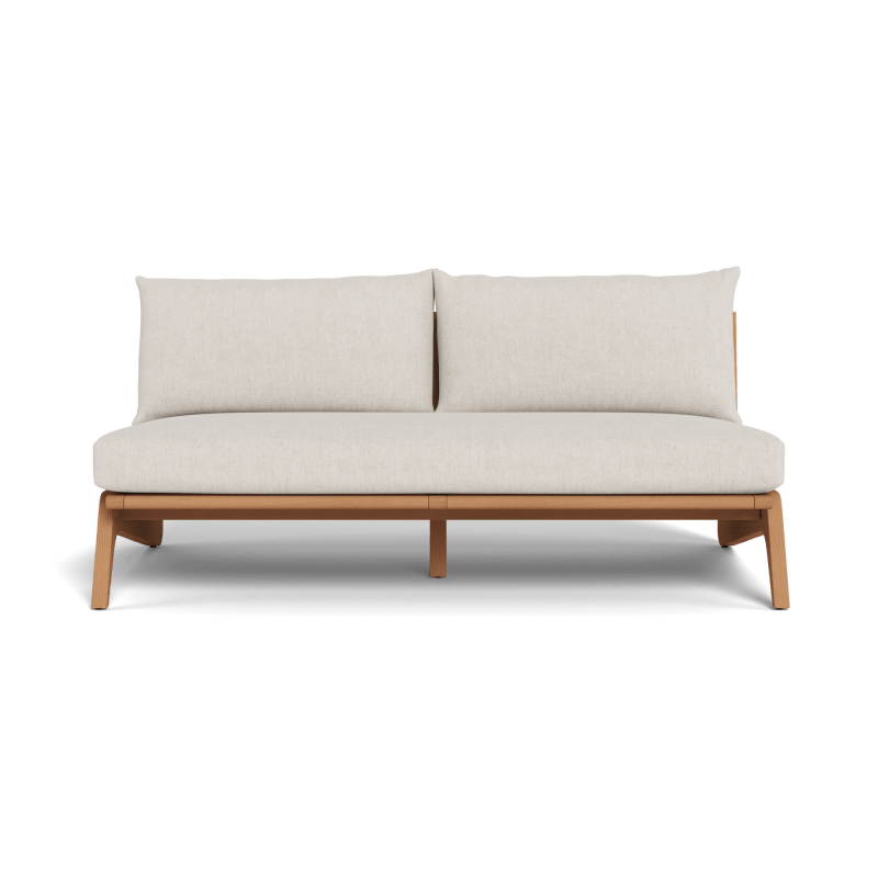 Mlb Teak 2 Seat Armless Sofa