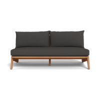 Mlb Teak 2 Seat Armless Sofa