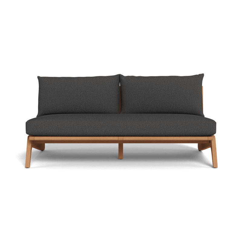 Mlb Teak 2 Seat Armless Sofa