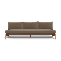 Mlb Teak 3 Seat Armless Sofa