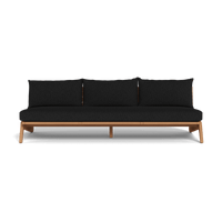Mlb Teak 3 Seat Armless Sofa