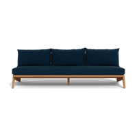 Mlb Teak 3 Seat Armless Sofa