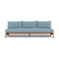 Mlb Teak 3 Seat Armless Sofa