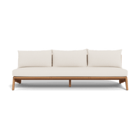 Mlb Teak 3 Seat Armless Sofa