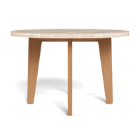 Mlb Teak Round Dining Table 1200