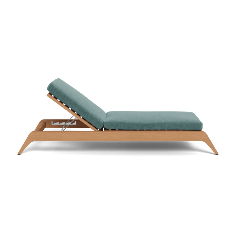 Mlb Teak Slatted Sun Lounge