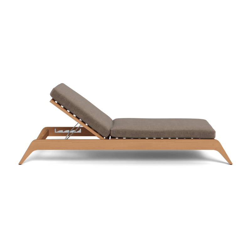 Mlb Teak Slatted Sun Lounge