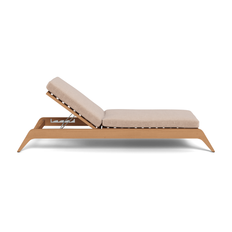 Mlb Teak Slatted Sun Lounge