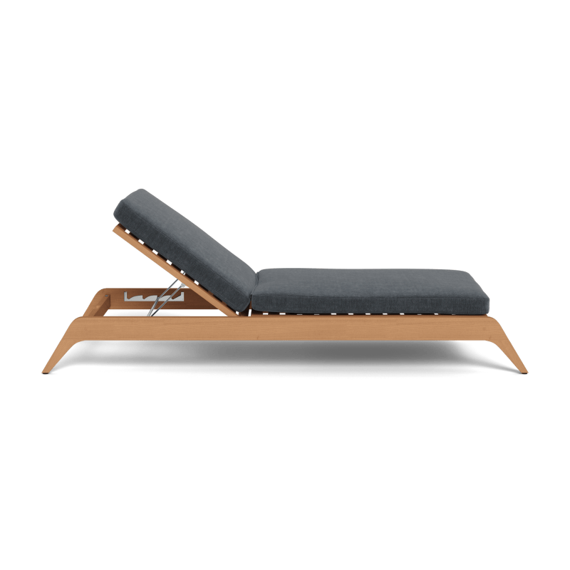 Mlb Teak Slatted Sun Lounge