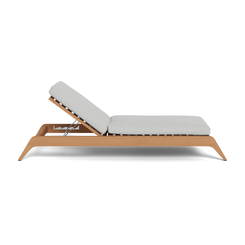 Mlb Teak Slatted Sun Lounge