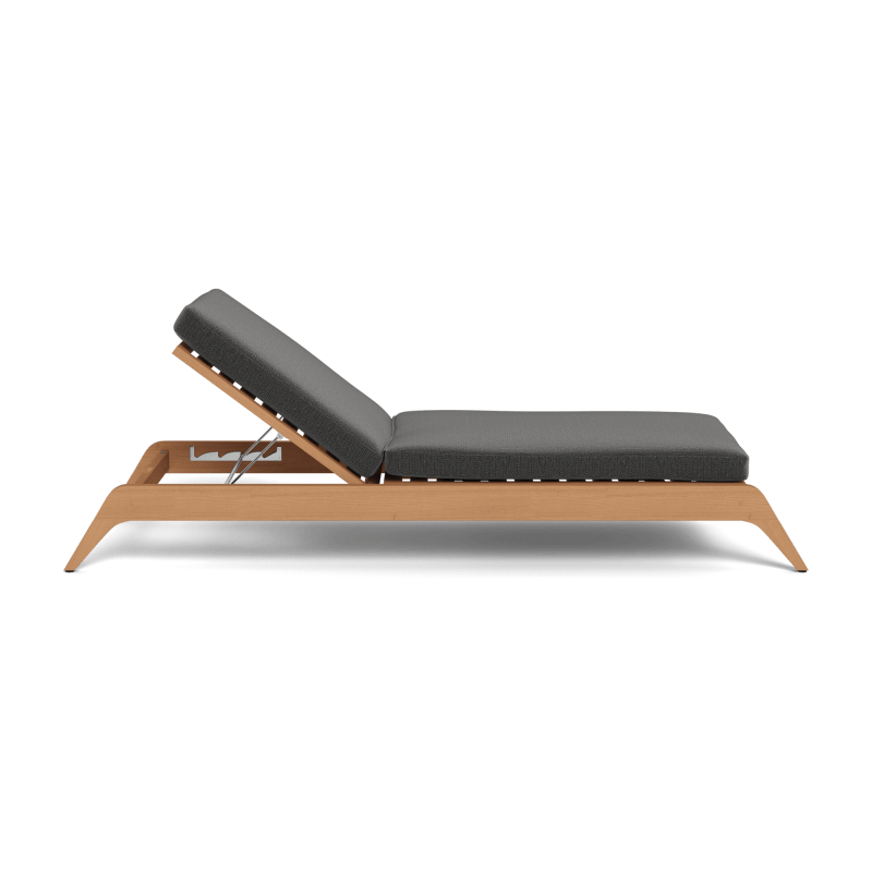 Mlb Teak Slatted Sun Lounge