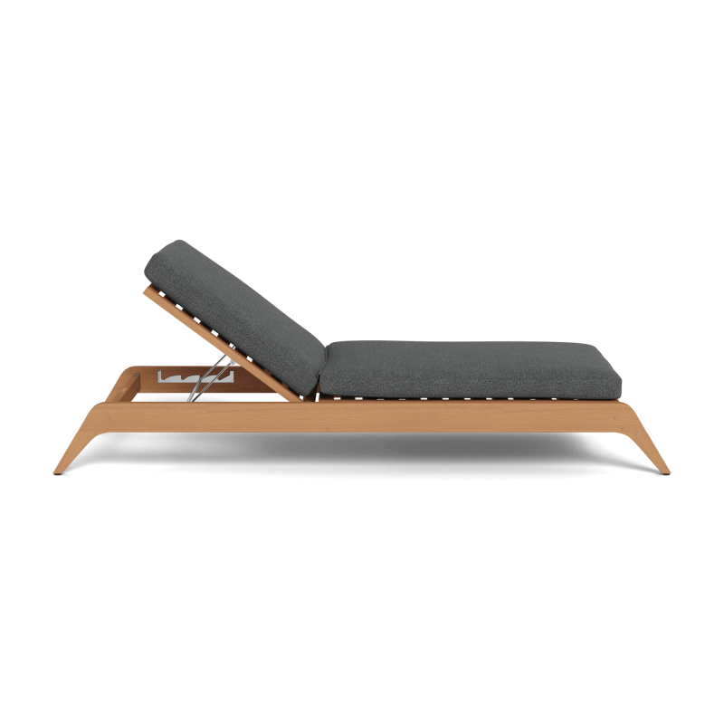Mlb Teak Slatted Sun Lounge