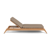 Mlb Teak Slatted Sun Lounge
