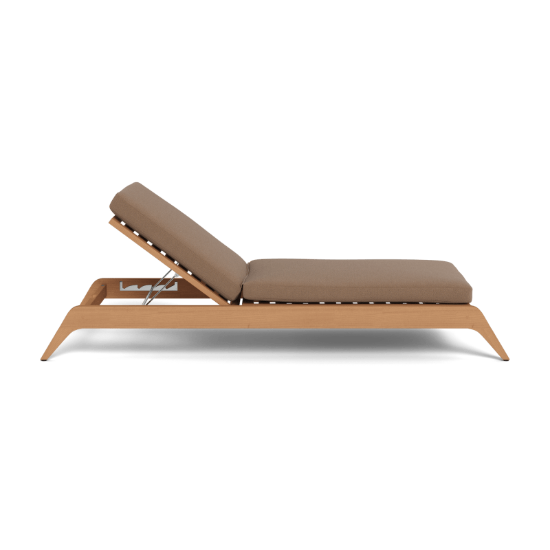 Mlb Teak Slatted Sun Lounge