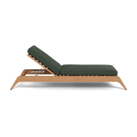 Mlb Teak Slatted Sun Lounge