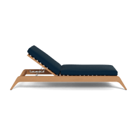 Mlb Teak Slatted Sun Lounge