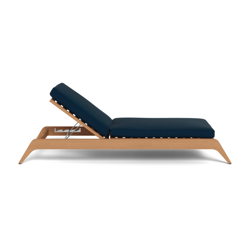 Mlb Teak Slatted Sun Lounge