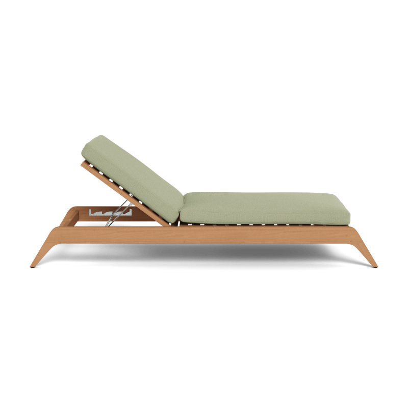 Mlb Teak Slatted Sun Lounge