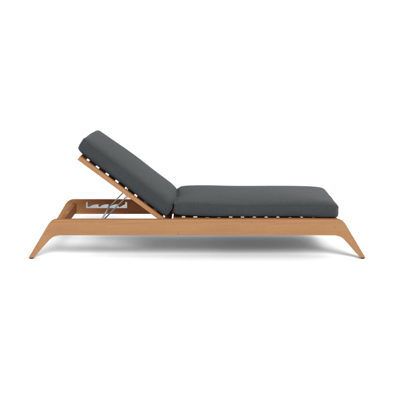 Mlb Teak Slatted Sun Lounge