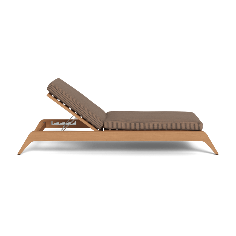 Mlb Teak Slatted Sun Lounge