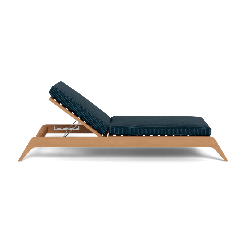 Mlb Teak Slatted Sun Lounge