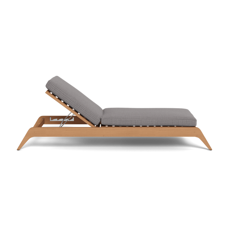 Mlb Teak Slatted Sun Lounge