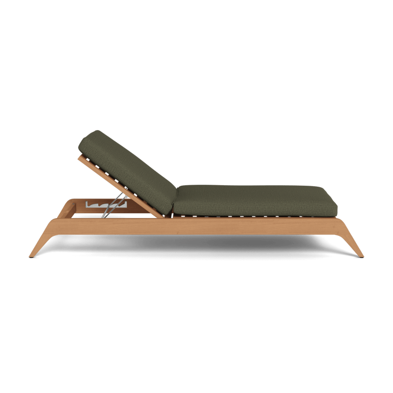 Mlb Teak Slatted Sun Lounge