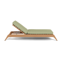 Mlb Teak Slatted Sun Lounge