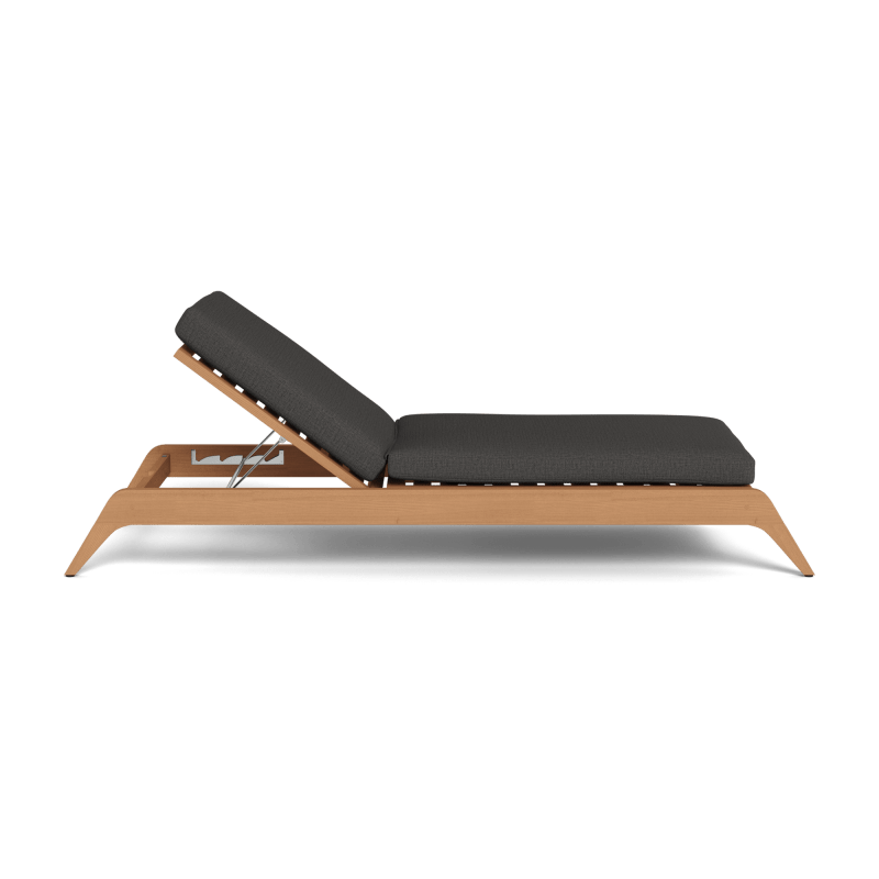 Mlb Teak Slatted Sun Lounge