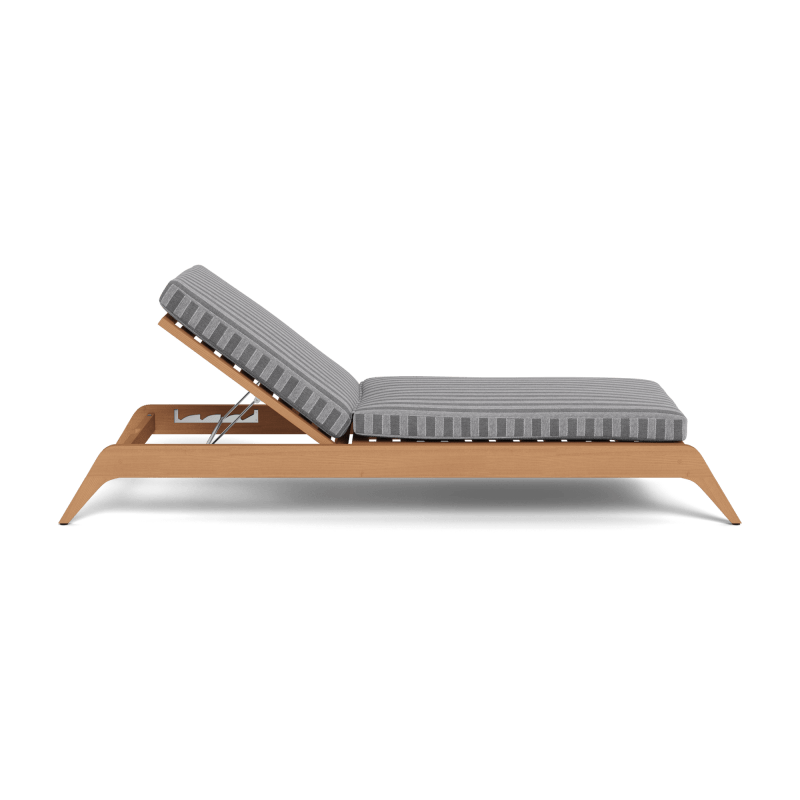 Mlb Teak Slatted Sun Lounge