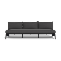 MLB Aluminum 3 Seat Armless Sofa