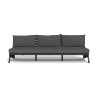 MLB Aluminum 3 Seat Armless Sofa