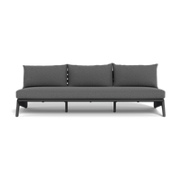 MLB Aluminum 3 Seat Armless Sofa