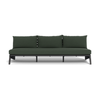 MLB Aluminum 3 Seat Armless Sofa