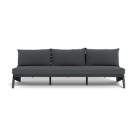 MLB Aluminum 3 Seat Armless Sofa