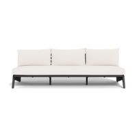 MLB Aluminum 3 Seat Armless Sofa