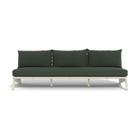MLB Aluminum 3 Seat Armless Sofa