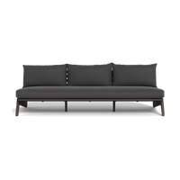 MLB Aluminum 3 Seat Armless Sofa
