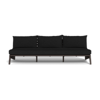 MLB Aluminum 3 Seat Armless Sofa
