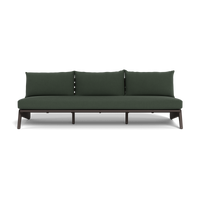 MLB Aluminum 3 Seat Armless Sofa