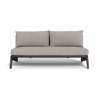 MLB Aluminum 2 Seat Armless Sofa