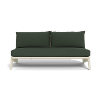 MLB Aluminum 2 Seat Armless Sofa