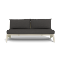 MLB Aluminum 2 Seat Armless Sofa