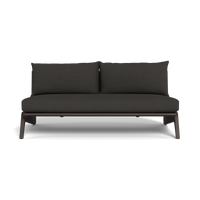 MLB Aluminum 2 Seat Armless Sofa