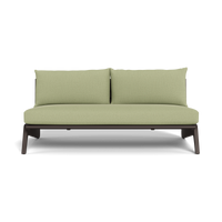 MLB Aluminum 2 Seat Armless Sofa