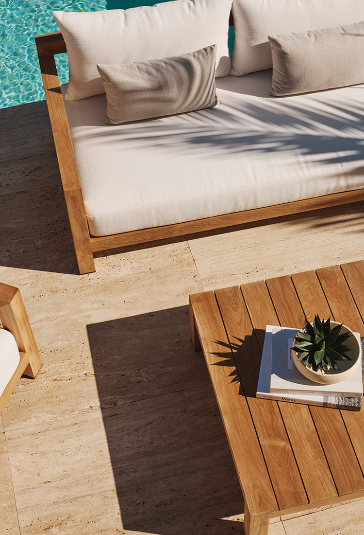 Clean lines with a California rustic essence