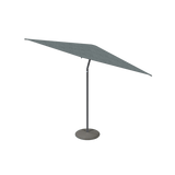 Nata Tilt Center - Pole Umbrella Set | Concrete Black, Aluminum Black, Flanelle